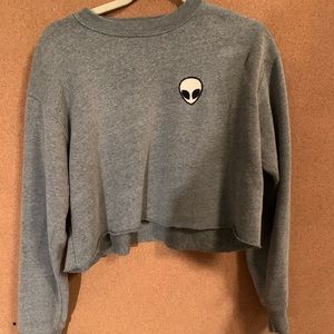 Cropped Brandy Melville Crewneck sweater